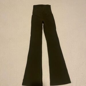 Lululemon Olive Green Groove Nulu Super-High-Rise Flared Pant